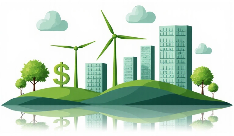 Sustainable investment concept