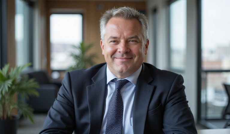 Financial expert John Smith in interview